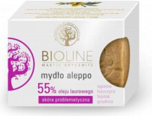 Кусковое мыло Bioline Aleppo Soap 55% Кусковое мыло с лавровым маслом 200 мл