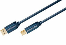 Компьютерные разъемы и переходники clickTronic 3m USB3.0 A - B m/m USB кабель 3.2 Gen 1 (3.1 Gen 1) USB A USB B Синий 70093