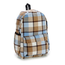 Детские школьные рюкзаки и ранцы для мальчиков школьный рюкзак для мальчиков Pincello с принтом в клетку (13 x 45 x 31 cm)