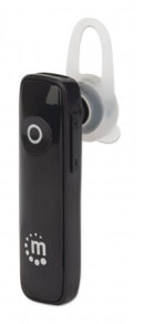 Наушники Manhattan 179614 наушники/гарнитура Заушины, Вкладыши Черный Bluetooth Микро-USB