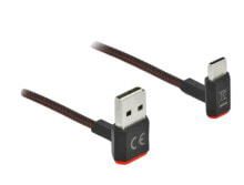 Компьютерные разъемы и переходники DeLOCK 85275 USB кабель 0,5 m 2.0 USB A USB C Черный