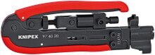 Инструменты для монтажа сетевых линий Компрессионный инструмент для штекера на коаксиальный кабель Knipex 97 40 20 SB