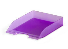 Лотки для бумаги Durable 1701673992 настольный канцелярский лоток Пурпурный, Прозрачный