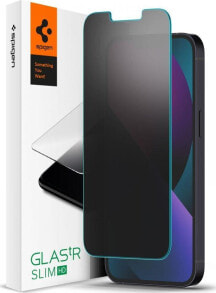 Защитные пленки и стекла для смартфонов Spigen Szkło hartowane Spigen GLAS.tR Slim Apple iPhone 13/13 Pro Privacy