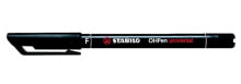 Маркеры STABILO OHPen universal permanent, 10 Pack перманентная маркер Пулевидный наконечник Черный 1 шт 108420046