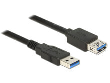 Компьютерные разъемы и переходники DeLOCK 85056 USB кабель 2 m 3.2 Gen 1 (3.1 Gen 1) USB A Черный