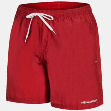 Мужские плавки и шорты Мужские плавательные шорты красные Aquaspeed 6684-31