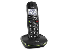 Телефоны Doro PhoneEasy 110 DECT телефон Черный Идентификация абонента (Caller ID) 380105