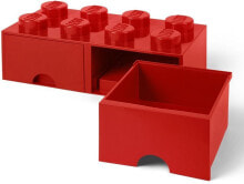 Принадлежности для хранения игрушек lEGO Room Copenhagen Brick Drawer 8 box red (RC40061730)