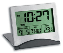 Настольные и каминные часы tFA-Dostmann 98.1054 будильник Серый, Серебристый