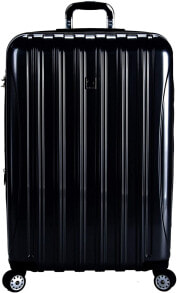 Мужские пластиковые чемоданы Мужской чемодан пластиковый черный Delsey Paris Helium Aero Hard Case with Wheels Helium Aero Spinner Hardside Luggage Series PC, cobalt blue
