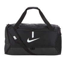 Мужские спортивные сумки nike Academy Team CU8089-010 Bag Мужская спортивная сумка черная текстильная большая для тренировки с ручками через плечо