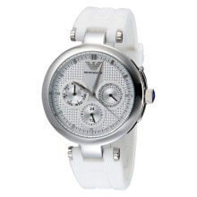 Мужские наручные часы с ремешком Мужские наручные часы с белым силиконовым ремешком Armani AR0736