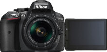 Цифровые зеркальные камеры nikon D5300 Digital SLR Camera, Body Only, 24.2 Megapixels, 8.1 cm (3.2 Inch) LCD Display, Full HD, HDMI, WiFi, GPS, AF System with 39 Measuring Fields, Black