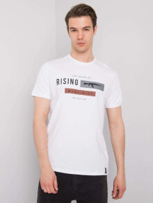 Мужские футболки Мужская футболка повседневная белая с надписью Factory Price-TSKK-Y21-0000147