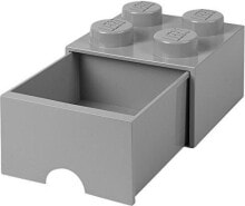 Принадлежности для хранения игрушек lEGO Room Copenhagen Brick Drawer 4 box gray (RC40051740)