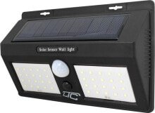 Фасадные светильники Kinkiet LTC LTC Lampa solarna LED 40xSMD 8W, 1000lm, 1200mAh PIR + panel słoneczny.