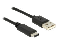Компьютерные разъемы и переходники DeLOCK 0.5m, USB2.0-A/USB2.0-C USB кабель 0,5 m 2.0 USB A USB C Черный 83326