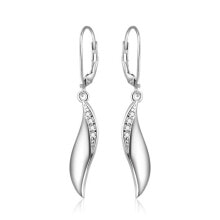 Женские серьги elegant silver earrings AGUC1858