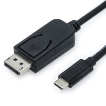 Кабели и провода для строительства Value 11.99.5845 видео кабель адаптер 1 m USB Type-C DisplayPort Черный