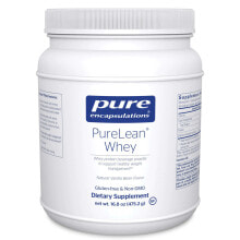 Сывороточный протеин Pure Encapsulations PureLean Сывороточный протеин с 21 г изолята белка на порцию 425 г ванильный