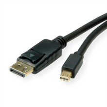 Компьютерные разъемы и переходники rOLINE 11.04.5815 DisplayPort кабель 2 m Mini DisplayPort Черный