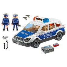 Детские игровые наборы и фигурки из дерева PLAYMOBIL 6920 Police Car With Lights And Sound