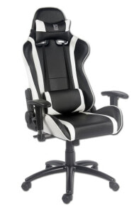 Компьютерные кресла LC-Power LC-GC-2 геймерское кресло Игровое кресло для ПК Черный, Белый