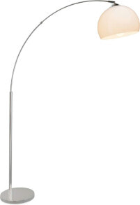 Торшеры с 1 плафоном Brilliant Vessa напольный осветительный прибор Хромовый, Белый E27 LED 92940/75