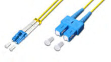 Кабель-каналы Lightwin LSP-09 LC-SC 2.0 волоконно-оптический кабель 2 m OS2 Желтый