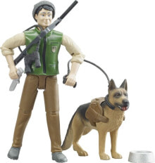 Игровые наборы и фигурки для мальчиков фигурка рейнджера Bruder с собакой с  аксессуарами