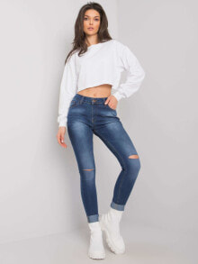 Женские джинсы Spodnie jeans-RS-SP-G-004.84-ciemny niebieski
