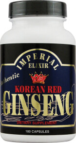 Imperial Elixir Korean Red Ginseng Корейский красный женьшень 300 мг 100 капсул
