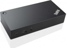 Корпуса и док-станции для внешних жестких дисков и SSD Lenovo 40A90090EU док-станция для ноутбука Проводная USB 3.2 Gen 1 (3.1 Gen 1) Type-C Черный