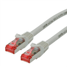 Кабель-каналы rOLINE 21152607 сетевой кабель 10 m Cat6 S/FTP (S-STP) Серый