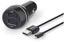 Автомобильные зарядные устройства и адаптеры для мобильных телефонов Ładowarka Philips 2x USB-A 3.1 A (DLP2357V/10)
