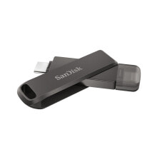 USB  флеш-накопители SanDisk iXpand USB флеш накопитель 128 GB USB Type-C / Lightning 3.2 Gen 1 (3.1 Gen 1) Черный SDIX70N-128G-GN6NE