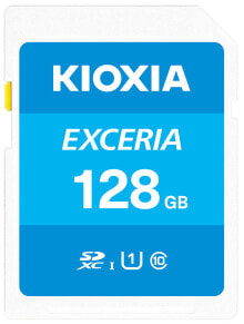 Карты памяти kioxia Exceria карта памяти 128 GB SDXC Класс 10 UHS-I LNEX1L128GG4