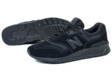 Мужские кроссовки Мужские кроссовки повседневные черные замшевые низкие демисезонные New Balance CM997HCI