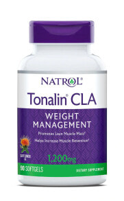 Жиросжигатели natrol Tonalin CLA Weight Management Жиросжигающая CLA из сафлорового масла 1200 мг 90 гелевых капсул
