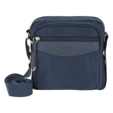 Мужские сумки через плечо Мужская сумка через плечо повседневная тканевая маленькая планшет синяя TOTTO Degas
