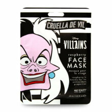 Маски для лица маска для лица Mad Beauty Disney Villains Cruella Малина (25 ml)