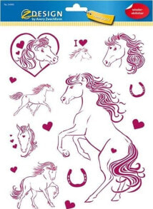 Наклейки для детского творчества Avery Zweckform Window stickers - Horses