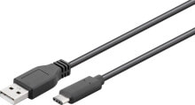 Компьютерные разъемы и переходники goobay 55469 USB кабель 3 m 2.0 USB C USB A Черный