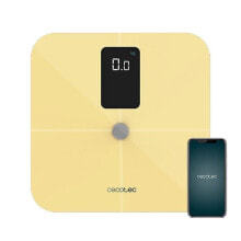 Напольные весы Cecotec Surface Precision 10400 Smart Healthy Электронные умные весы  Квадратные Желтые