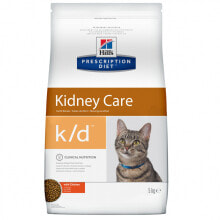Сухие корма для кошек Сухой диетический корм для кошек Hill's Prescription Diet k/d Kidney Care при профилактике заболеваний почек, с курицей, 5 кг.