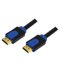 Компьютерные разъемы и переходники logiLink CHB1115 HDMI кабель 15 m HDMI Тип A (Стандарт) Черный, Синий