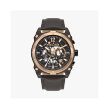 Мужские наручные часы с ремешком Мужские наручные часы с коричневым кожаным ремешком Police PL16020JSUR61 ( 46 mm)