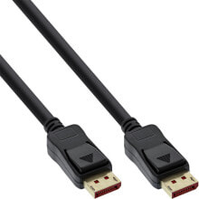 Компьютерные разъемы и переходники inLine 17211P DisplayPort кабель 1,5 m Черный