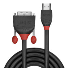 Компьютерные разъемы и переходники Lindy 36274 видео кабель адаптер 5 m HDMI Тип A (Стандарт) DVI-D Черный
